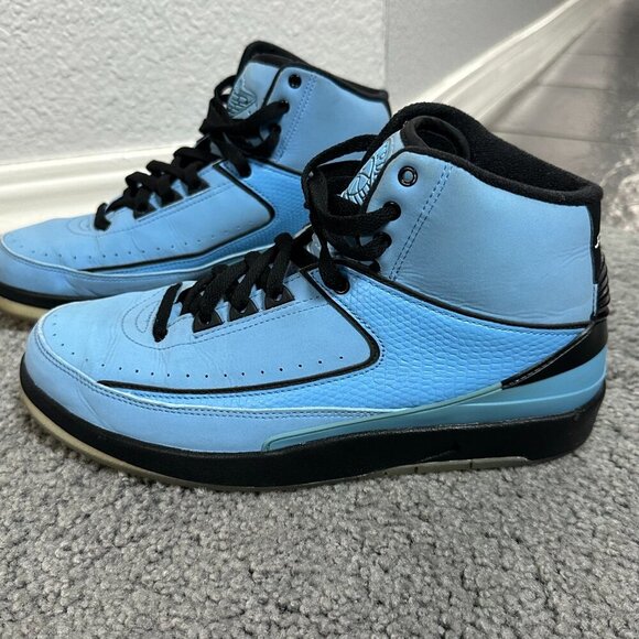 Nike Air Jordan 2 Retro QF University Blue / Black Sneakers - 2010 - Men's 8.5 - Picture 12 of 14